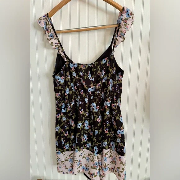 Altar'd State Floral Mini Dress Size Medium - Picture 3 of 4